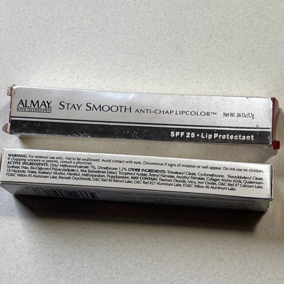 2x ALMAY Stay Smooth Anti-Chap Lipcolor with SPF 25 - Lip Protectant #16 MAUVY - Picture 3 of 7